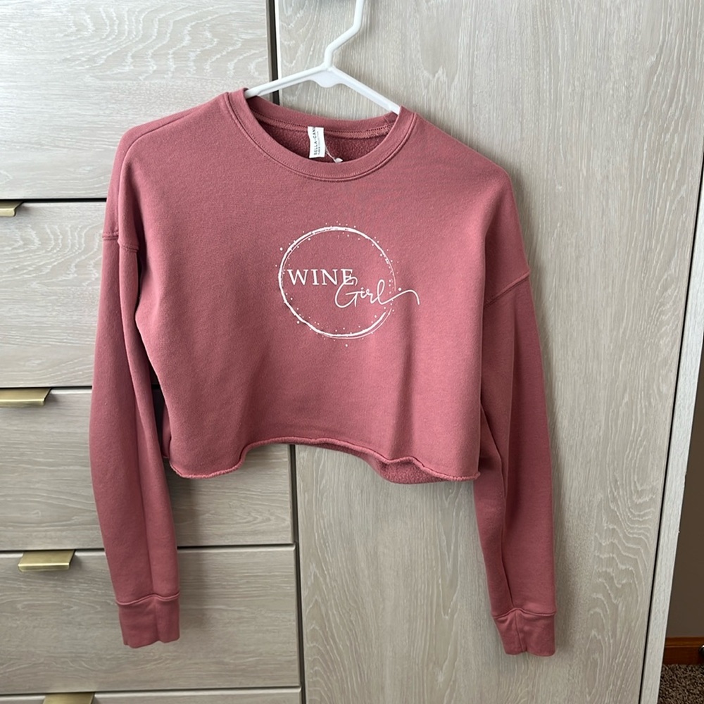 Cropped Pink Sweatshirt